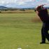 Steve Cash golfing at Balgove Course in St. Andrews, Scotland